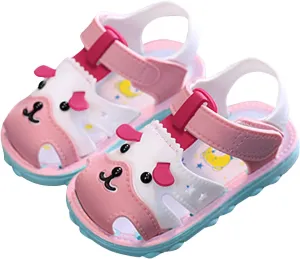 Girls Sandals Kids Girls Walkers Sandals Soft Rubber Sole Non Slip Summer Baby Shoes Toddler Girls Slipper Boots