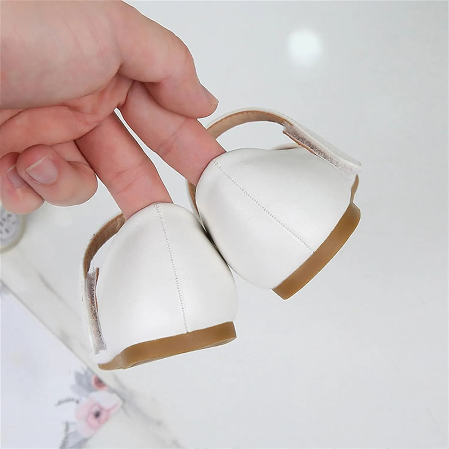Girls' Shoes Shoes Soft Soles Non Slip Children's Leather Shoes For 4 To 12Years Baby Jelly Shoes