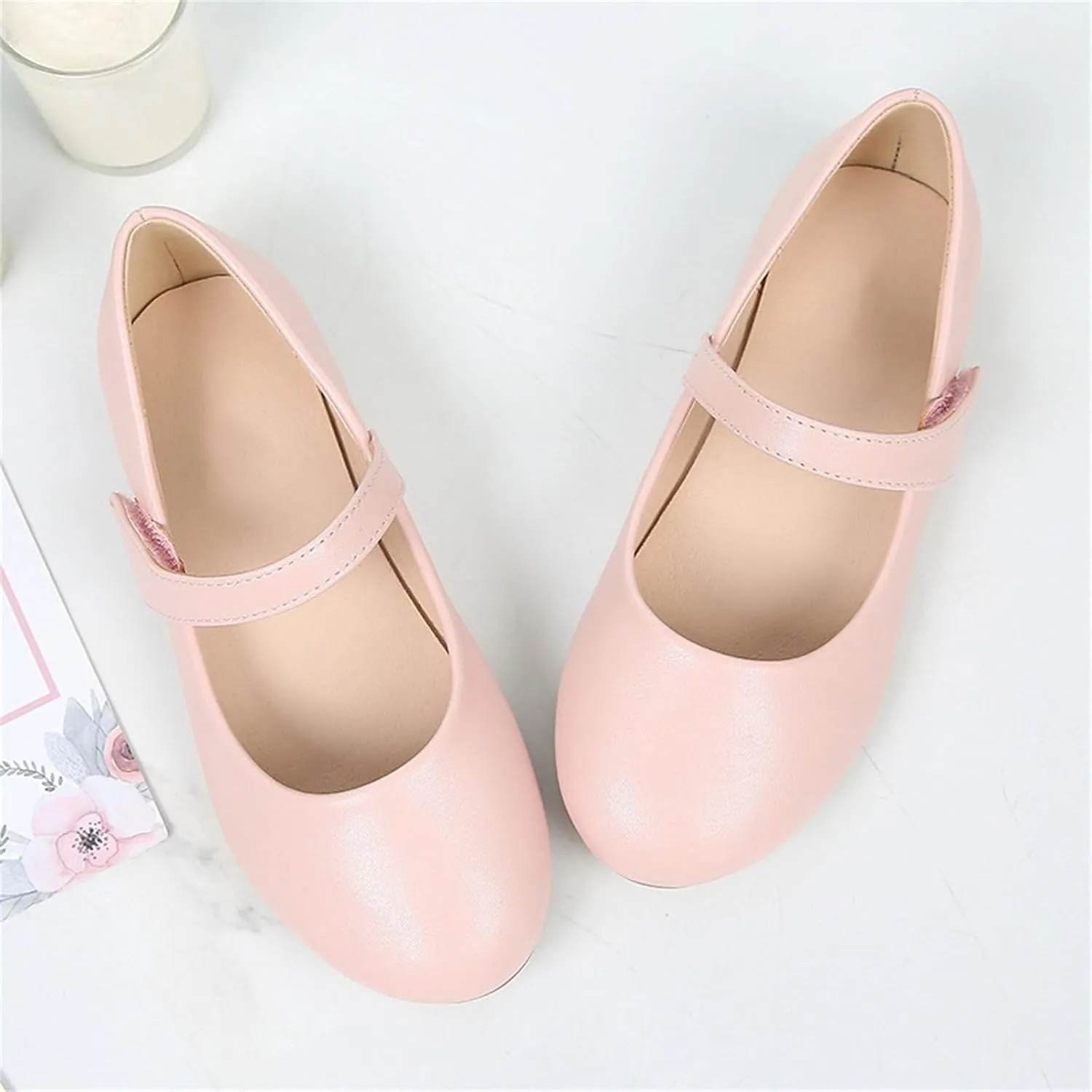 Girls' Shoes Shoes Soft Soles Non Slip Children's Leather Shoes For 4 To 12Years Baby Jelly Shoes