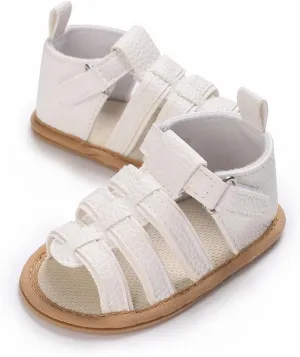 Girls Wedding Sandals Baby Boys Girls Summer Sandals Outdoor Beach Anti Slip Rubber Soft Sole Jelly Sandals for Babies