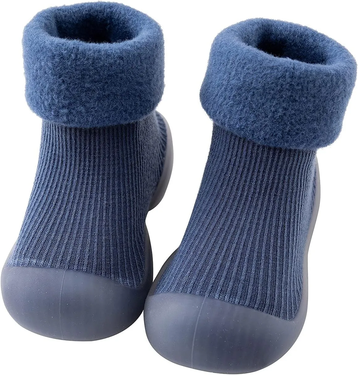 Home Slippers Boys Kids Toddler Baby Boys Girls Solid Warm Knit Soft Sole Rubber Shoes Baby Size 3 Sandals