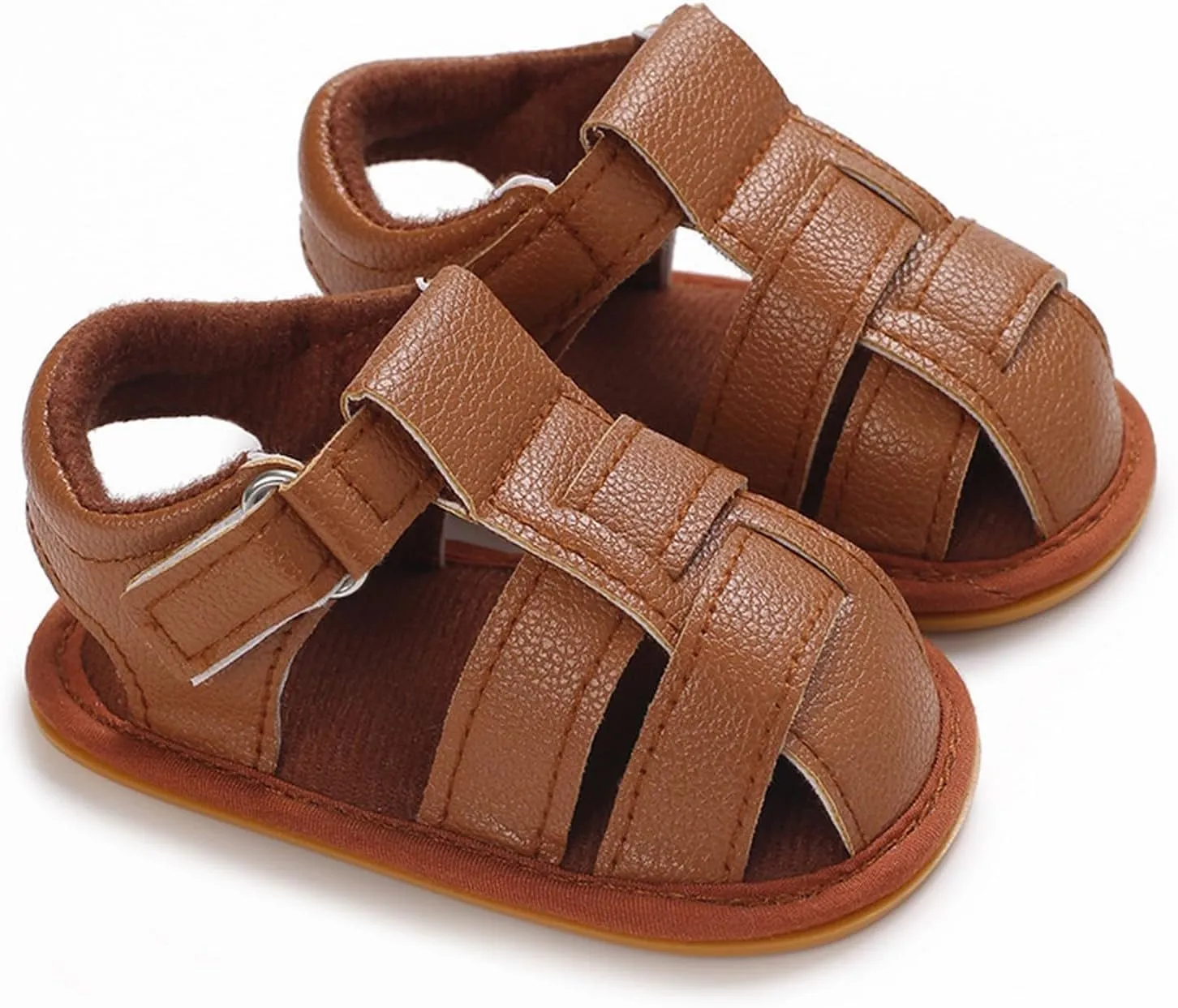 Infant Baby Boys Girls Shoes Summer Sandals Soft Sole Non-Slip Newborn Toddler First Walking Crib Athletic Shoes