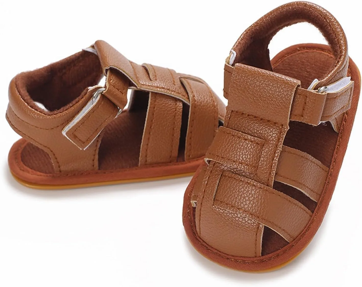 Infant Baby Boys Girls Shoes Summer Sandals Soft Sole Non-Slip Newborn Toddler First Walking Crib Athletic Shoes