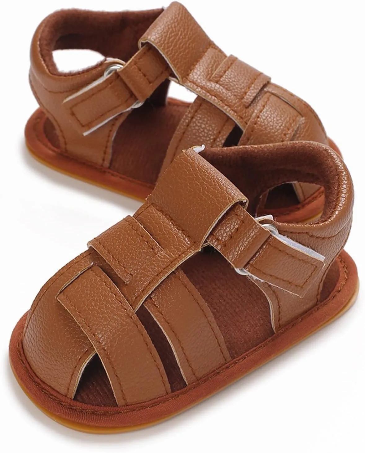 Infant Baby Boys Girls Shoes Summer Sandals Soft Sole Non-Slip Newborn Toddler First Walking Crib Athletic Shoes