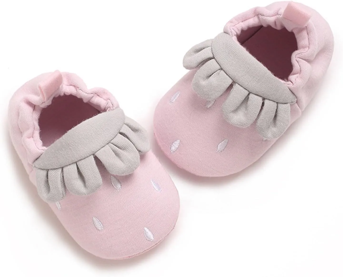 Infant Baby Cute Cartoon Strawberry Non Slip Floor Shoes Baby Boys Girls First Walking Socks Shoes for Summer Autumn