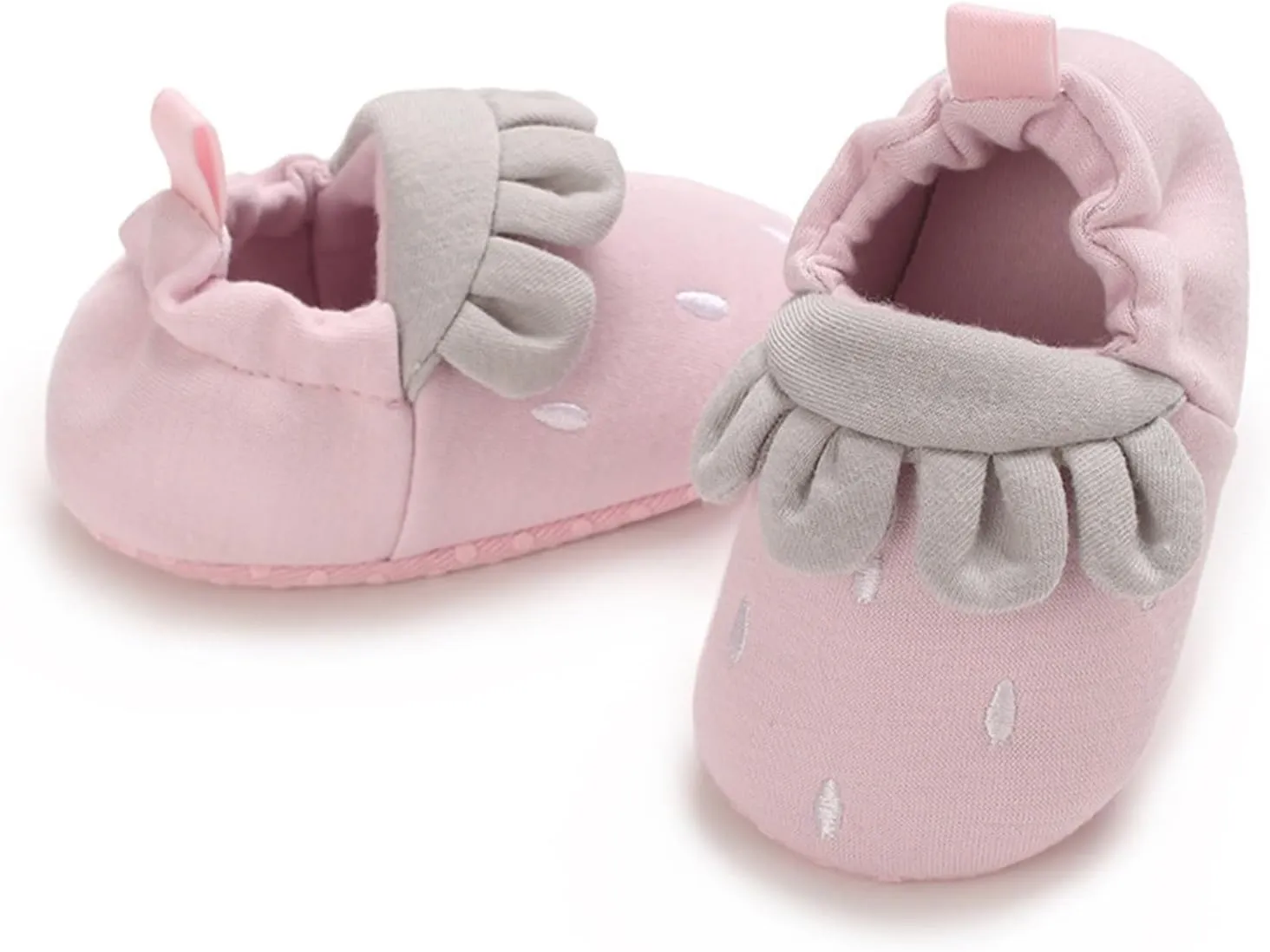 Infant Baby Cute Cartoon Strawberry Non Slip Floor Shoes Baby Boys Girls First Walking Socks Shoes for Summer Autumn