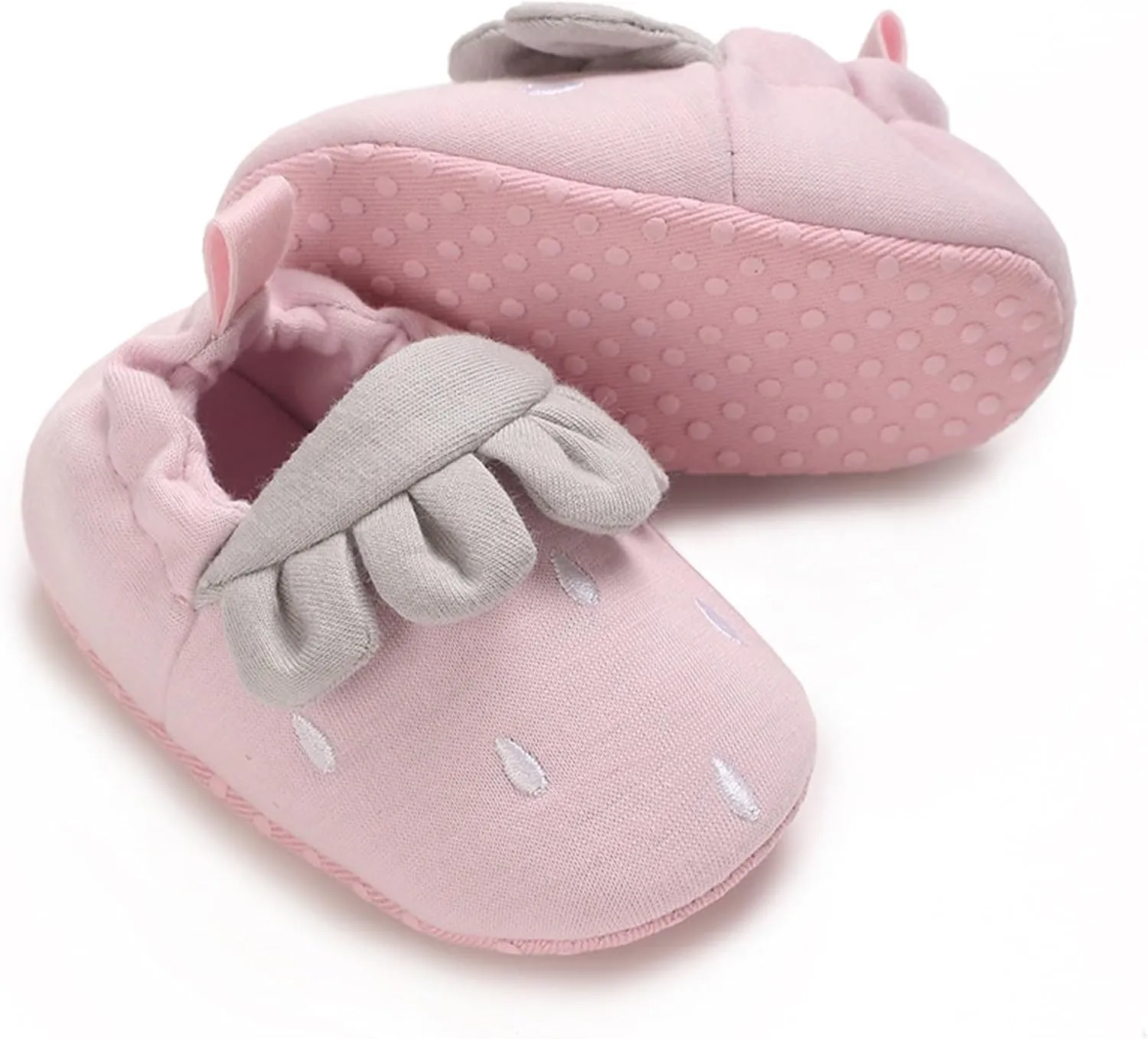 Infant Baby Cute Cartoon Strawberry Non Slip Floor Shoes Baby Boys Girls First Walking Socks Shoes for Summer Autumn