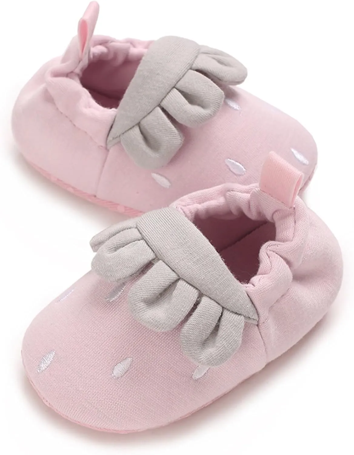 Infant Baby Cute Cartoon Strawberry Non Slip Floor Shoes Baby Boys Girls First Walking Socks Shoes for Summer Autumn