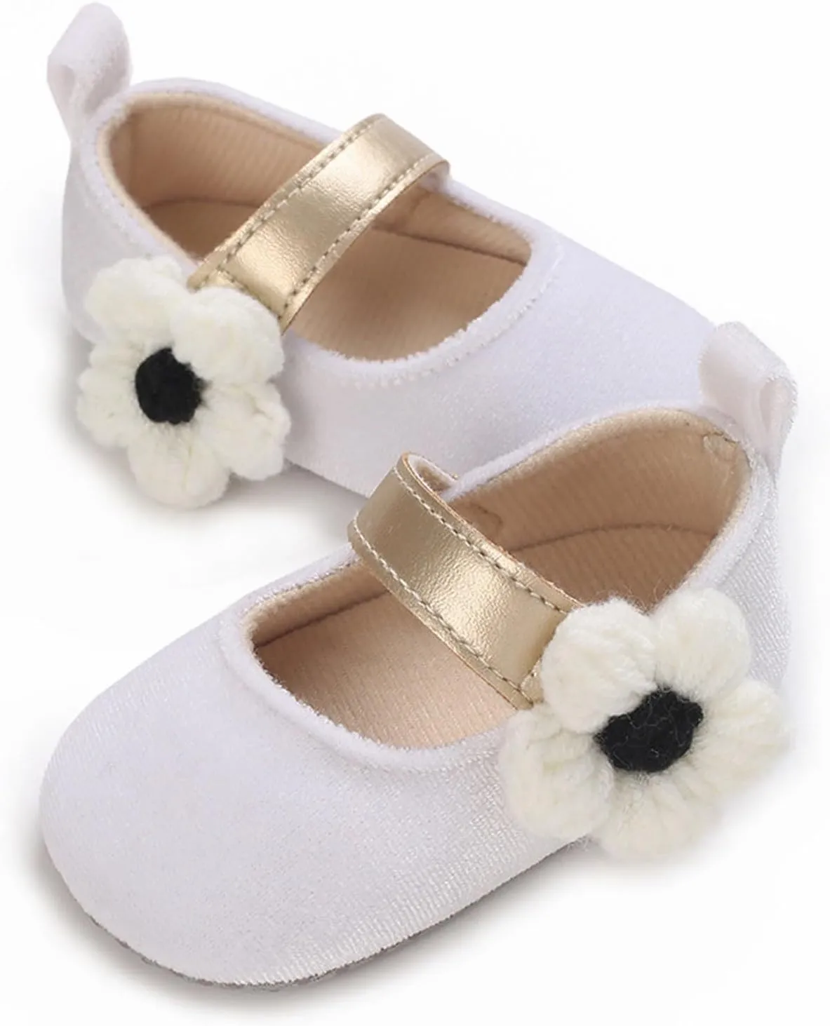 Infant Baby Girls Soft Sole Bowknot Princess Shoes Wedding Dress Mary Jane Flat Shoes Newborn Light Sneaker Shoes