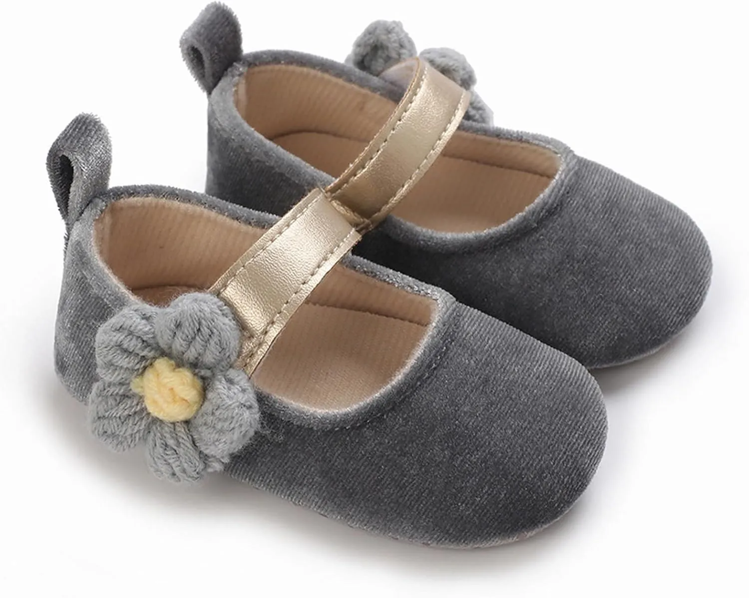 Infant Baby Girls Soft Sole Bowknot Princess Shoes Wedding Dress Mary Jane Flat Shoes Newborn Light Sneaker Shoes