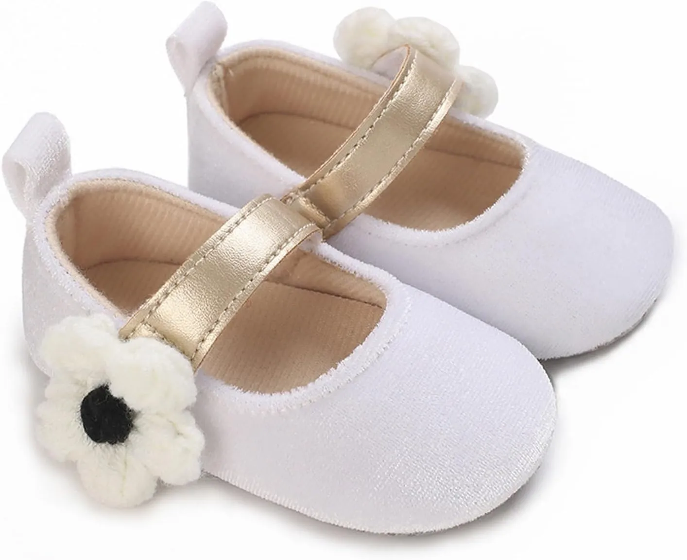 Infant Baby Girls Soft Sole Bowknot Princess Shoes Wedding Dress Mary Jane Flat Shoes Newborn Light Sneaker Shoes