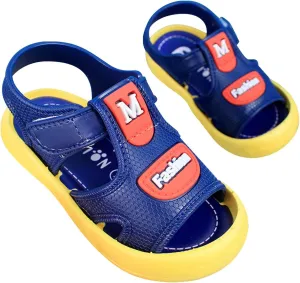 Infant Toddler Baby Girls Boys Shoes Sandals Outdoor First Walkers Soft Anti-Slip Sole Flat Shoes (Blue, 6 Infant)