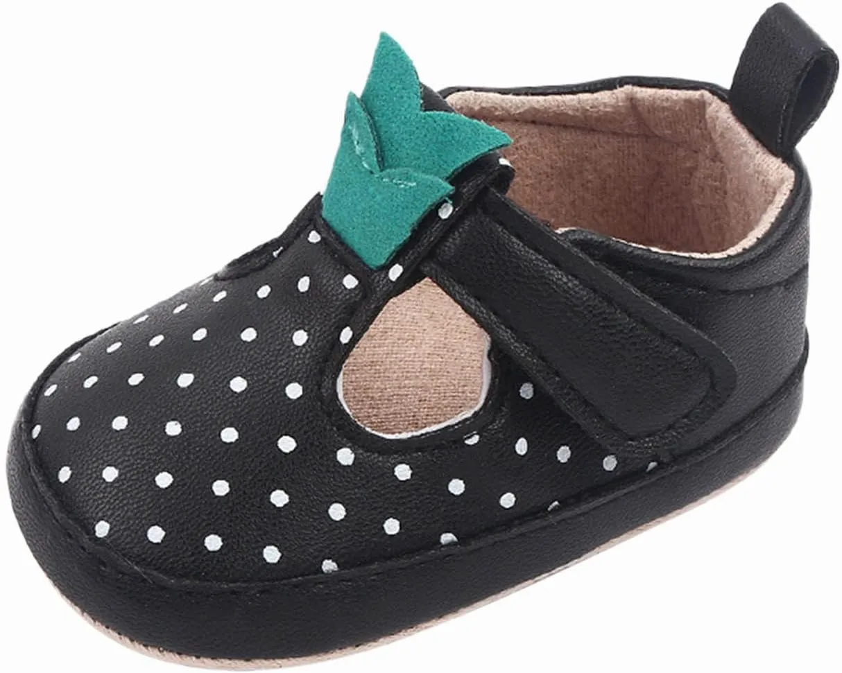 Infant Toddler Shoes Soft Sole Toddler Shoes Polka Dots Non Slip Breathable Princess No Slip Baby Sneakers