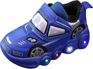 Kids Running Shoes Fashion LED Light Baby Shoes Casual Children Shoes Boys Girls Sandals Soft Anti-Slip Sole PU Shoes