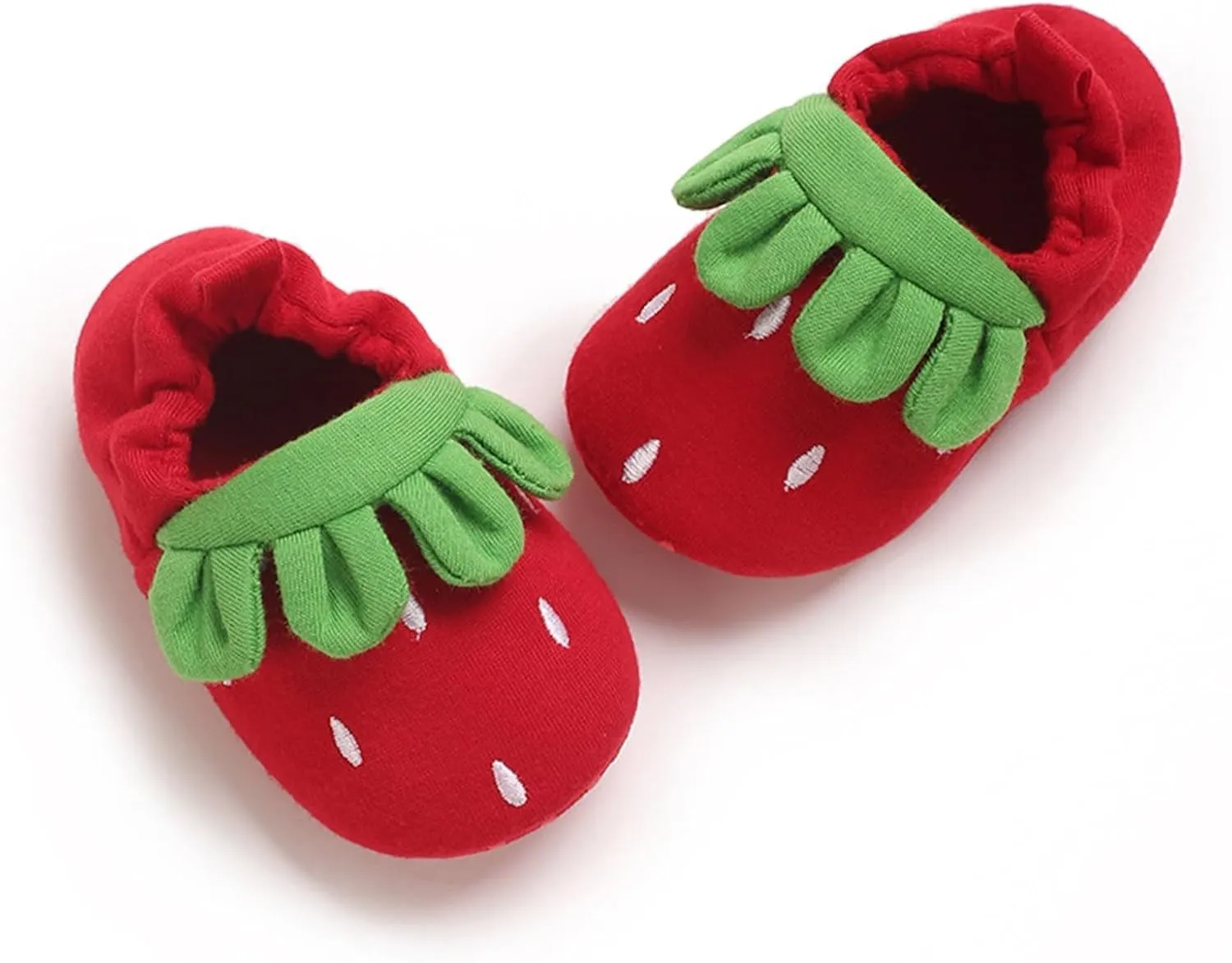 Kids Shoe Slides Newborn Baby Spring Fall Cute Cartoon Strawberry Non Slip Floor Shoes Toddler Socks 0 1 Years Old