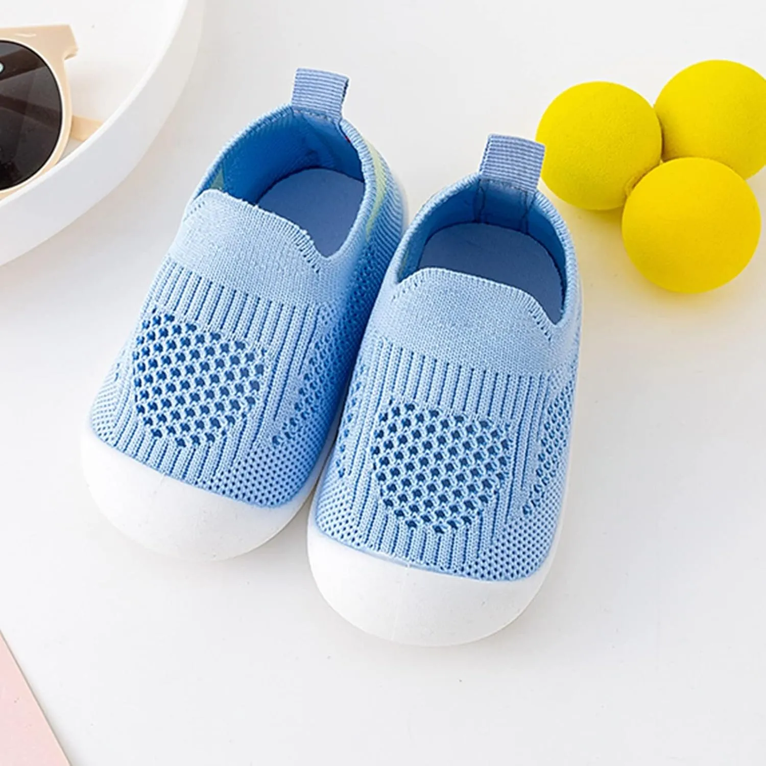 Kids Walking Shoes Infant Toddler Shoes Hollow Out Breathable Socks Shoes Soft Sole Non Slip Wear Out Toddler Shoes