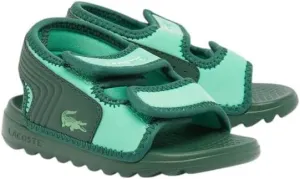 Lacoste Infant Velcro Sandals, Green, 8