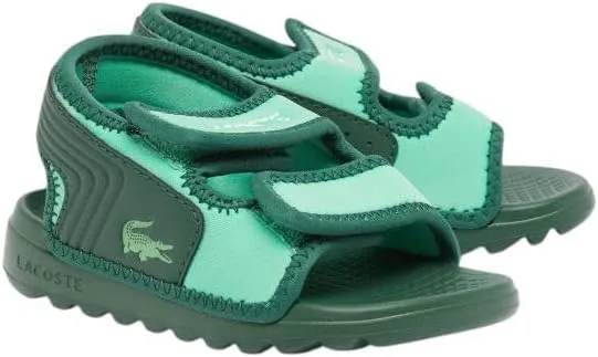 Lacoste Infant Velcro Sandals, Green, 8