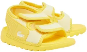 Lacoste Infant Velcro Sandals, Yellow, 7