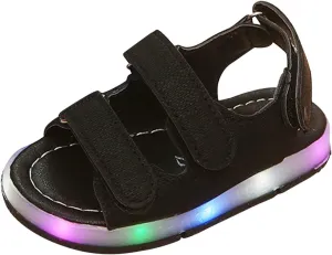 Light Up Sandals for Baby First Walking Shoes Beach Sneakers with LED Lights Boys Girls Summer Sandals Outdoor Shoes
