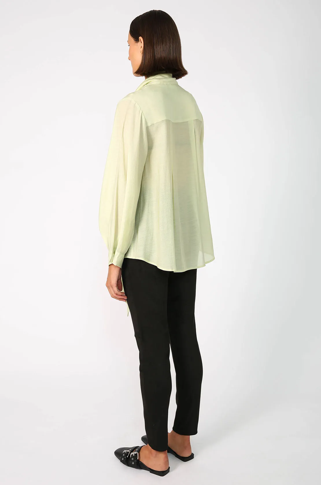 onsen shirt / pale citron