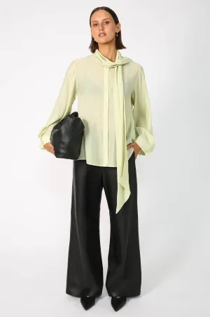 onsen shirt / pale citron