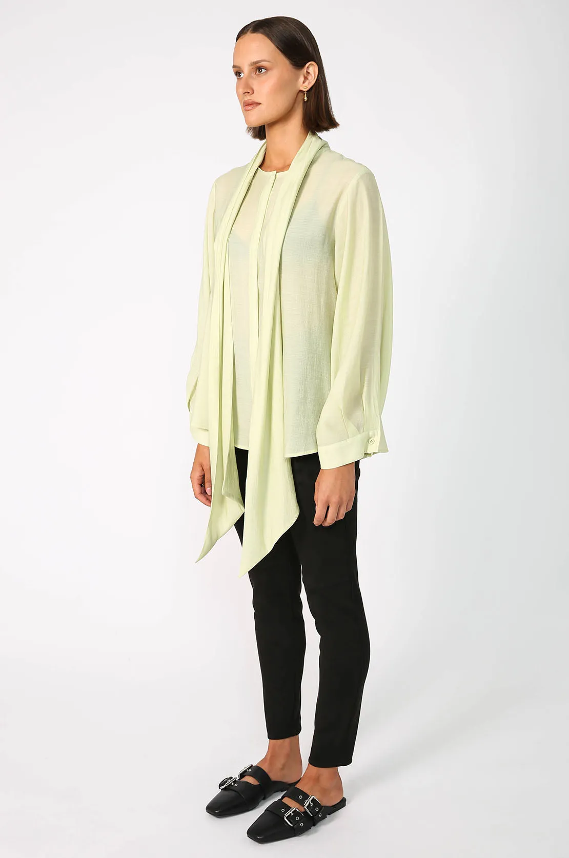 onsen shirt / pale citron