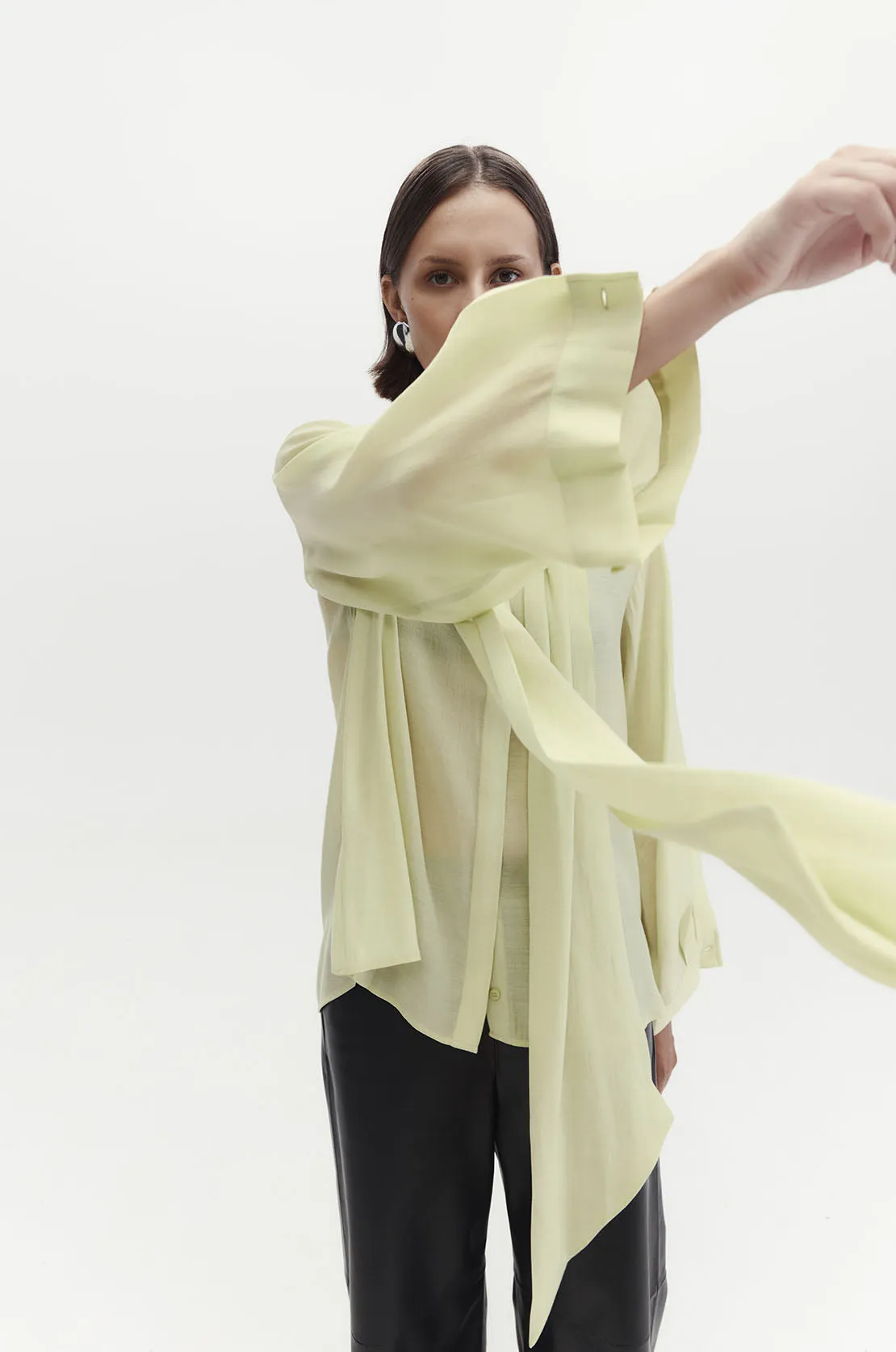 onsen shirt / pale citron