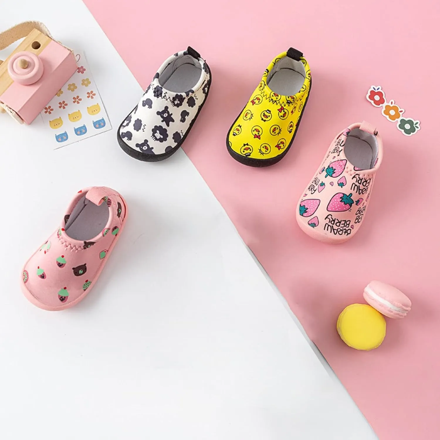sfdgfhyf Little Kid Soft Sole Sneakers 0 to 4 Years Baby Toddler Shoes Soft Soles Ultra Light Soles Shoes For Young