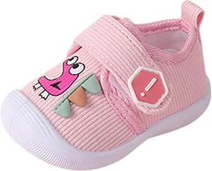 Shoes for Boys Baby Infant Girl Non-Skid Walking Shoes Cartoon Lightweight Elastic Memory Sole Outdoor Sneakers