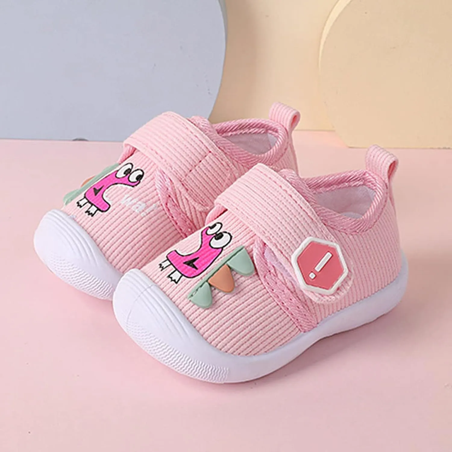 Shoes for Boys Baby Infant Girl Non-Skid Walking Shoes Cartoon Lightweight Elastic Memory Sole Outdoor Sneakers