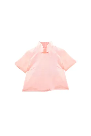 Short Sleeve Mod Top - Ballet Pink Moiré