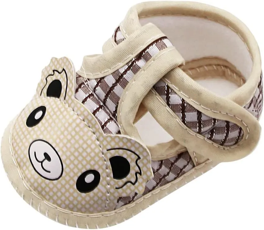 Size 4 Slip on Shoes Newborn Baby Girls Cartoon Prewalker Soft Sole Sandals Single Shoes Size 6 Shoes Toddler