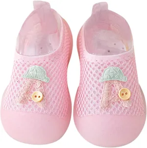 Sock Shoes Toddler Infant Boys Girls Animal Prints Cartoon Socks Shoes Toddler Breathable Mesh The Floor Black Shoes