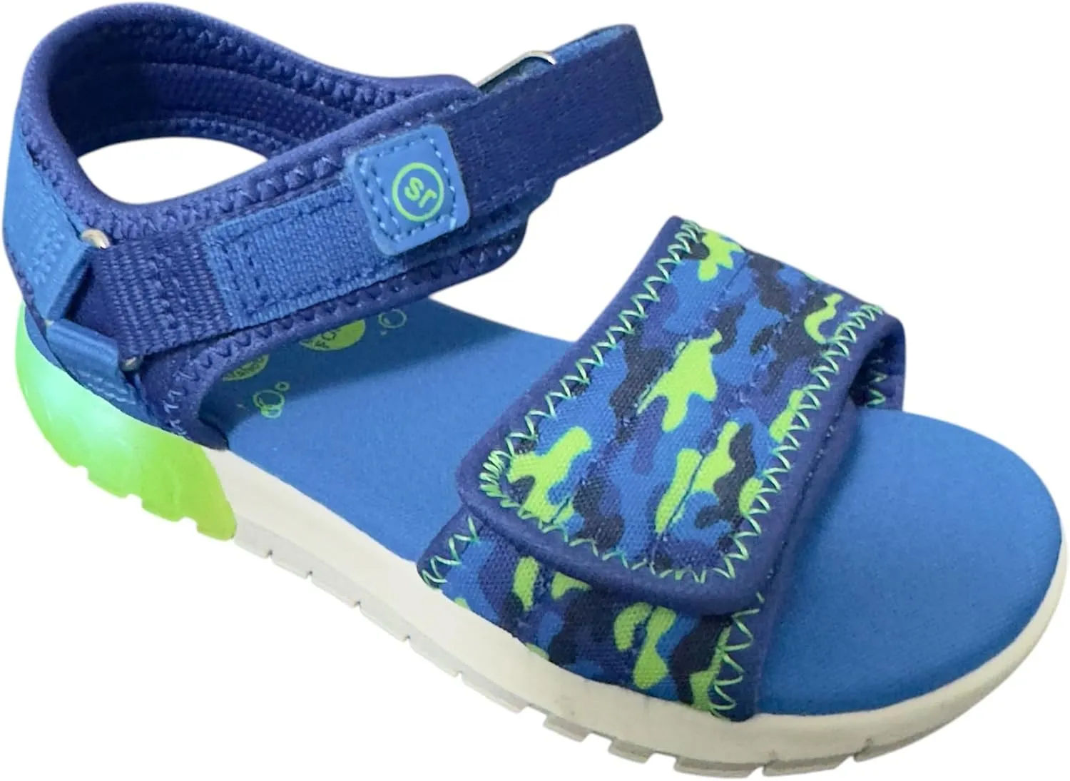 Stride Rite 360 Baby-Boy's Light-up Kitt Sandal Flat