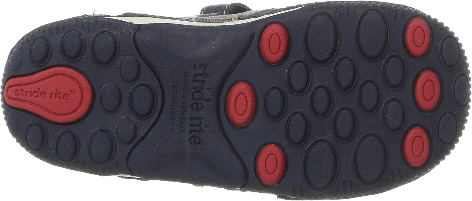 Stride Rite Boys' SRTech Wes Casual Sneaker, Navy