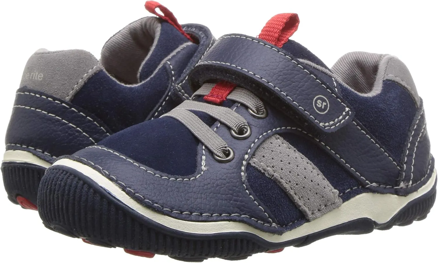Stride Rite Boys' SRTech Wes Casual Sneaker, Navy