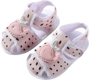 Summer Children Infant Toddler Shoes Boys and Girls Sandals Flat Bottom Lightweight Breathable Soft Comfortable Hook Loop Cute Pattern Baby Summer Shoes