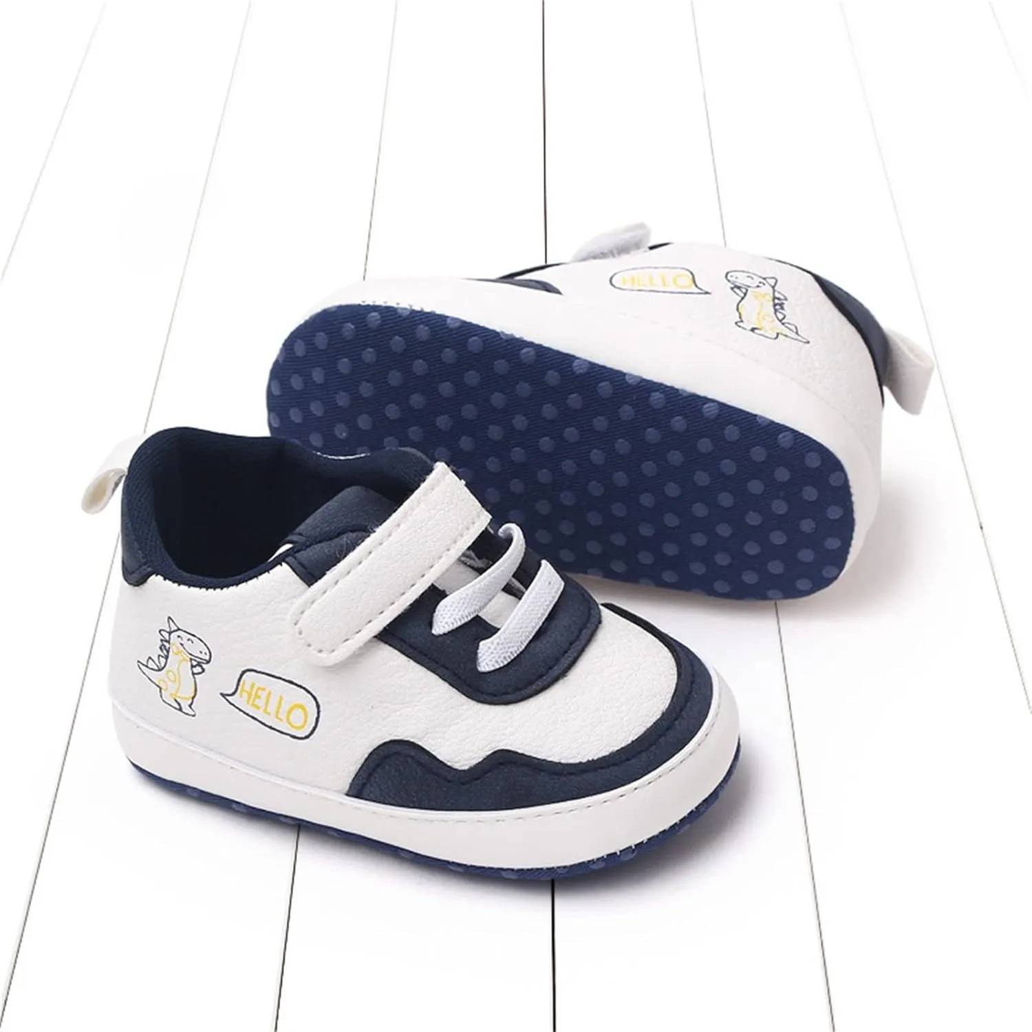 Summer Children Infant Toddler Shoes Boys and Girls Sports Round Toe Colorblock Hook Loop Cartoon Toddler Walking Shoes