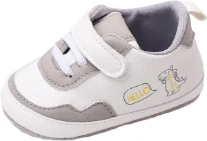 Summer Children Infant Toddler Shoes Boys and Girls Sports Round Toe Colorblock Hook Loop Cartoon Toddler Walking Shoes