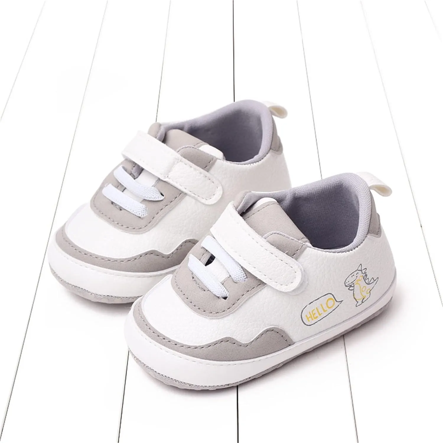 Summer Children Infant Toddler Shoes Boys and Girls Sports Round Toe Colorblock Hook Loop Cartoon Toddler Walking Shoes