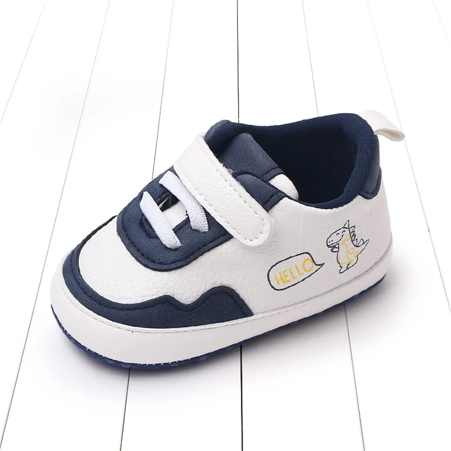 Summer Children Infant Toddler Shoes Boys and Girls Sports Round Toe Colorblock Hook Loop Cartoon Toddler Walking Shoes