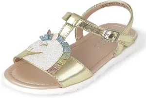 The Children's Place Baby-Girl's Unicorn Sandals Slipper