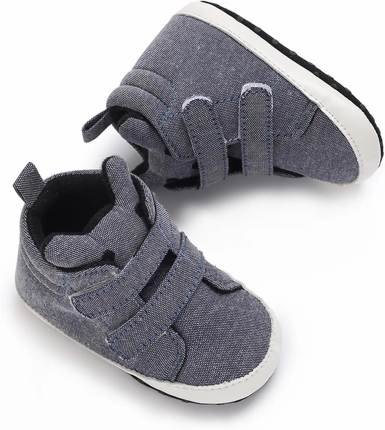 Toddler Baby Boys Girls High Tops Ankle Sneakers Soft Anti Slip Sole PU Leather Infant Newborn Shoes Size 12 Kids