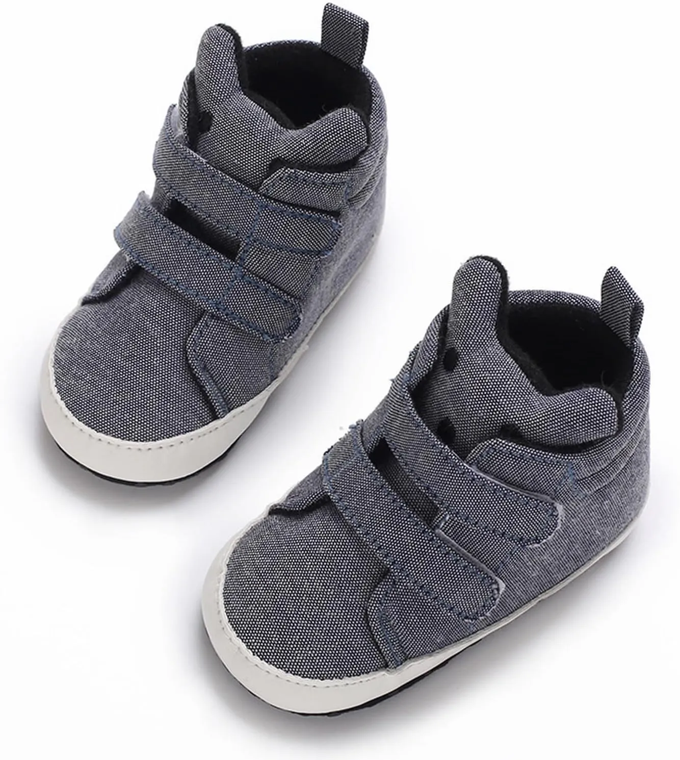 Toddler Baby Boys Girls High Tops Ankle Sneakers Soft Anti Slip Sole PU Leather Infant Newborn Shoes Size 12 Kids