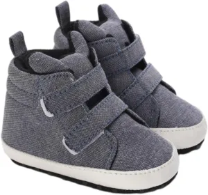 Toddler Baby Boys Girls High Tops Ankle Sneakers Soft Anti Slip Sole PU Leather Infant Newborn Shoes Size 12 Kids