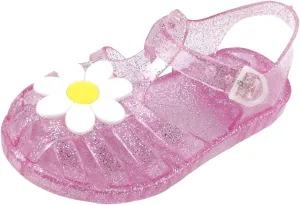 Toddler Baby Girl Boy Child Summer Sandals Flowers Shoes Premium Soft Sole Non Slip Crib Shoes (Pink, 3.5-4 Years)