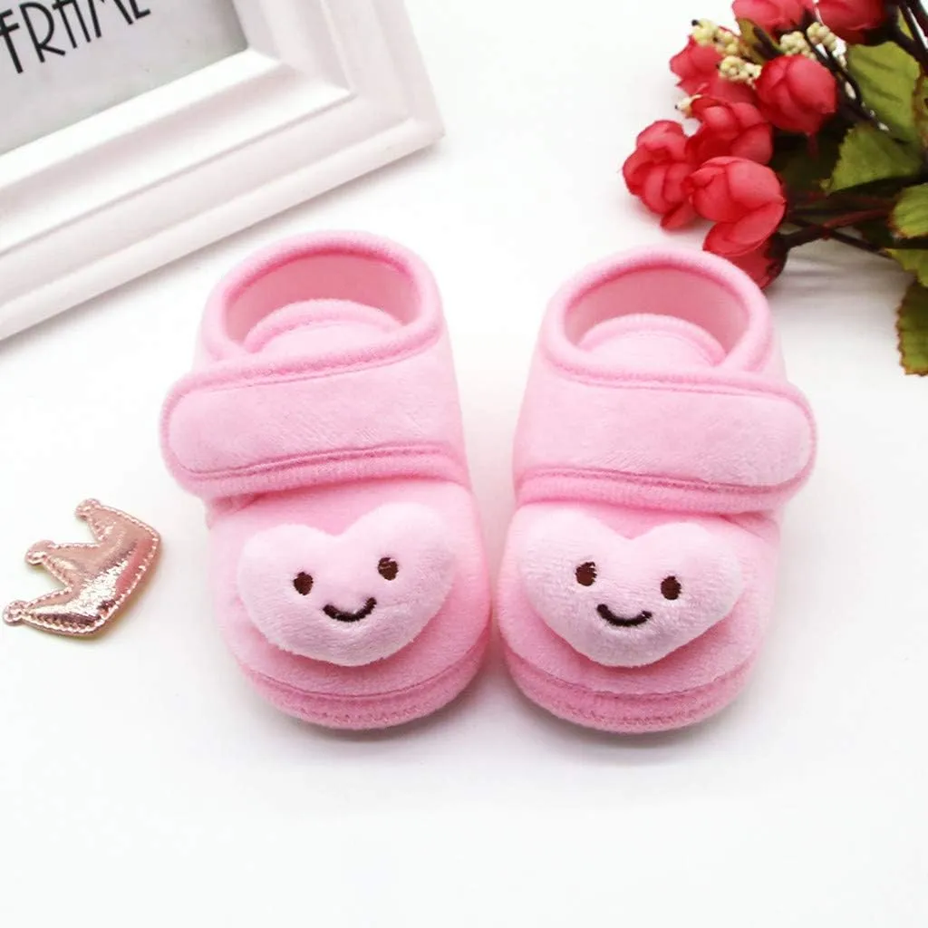 Toddler Boy Slip on Sneakers Stars Girls Soft Sole Infant Boots Baby Shoes Warm Winter Plush Shoes Baby Shoes Size 4 Girls