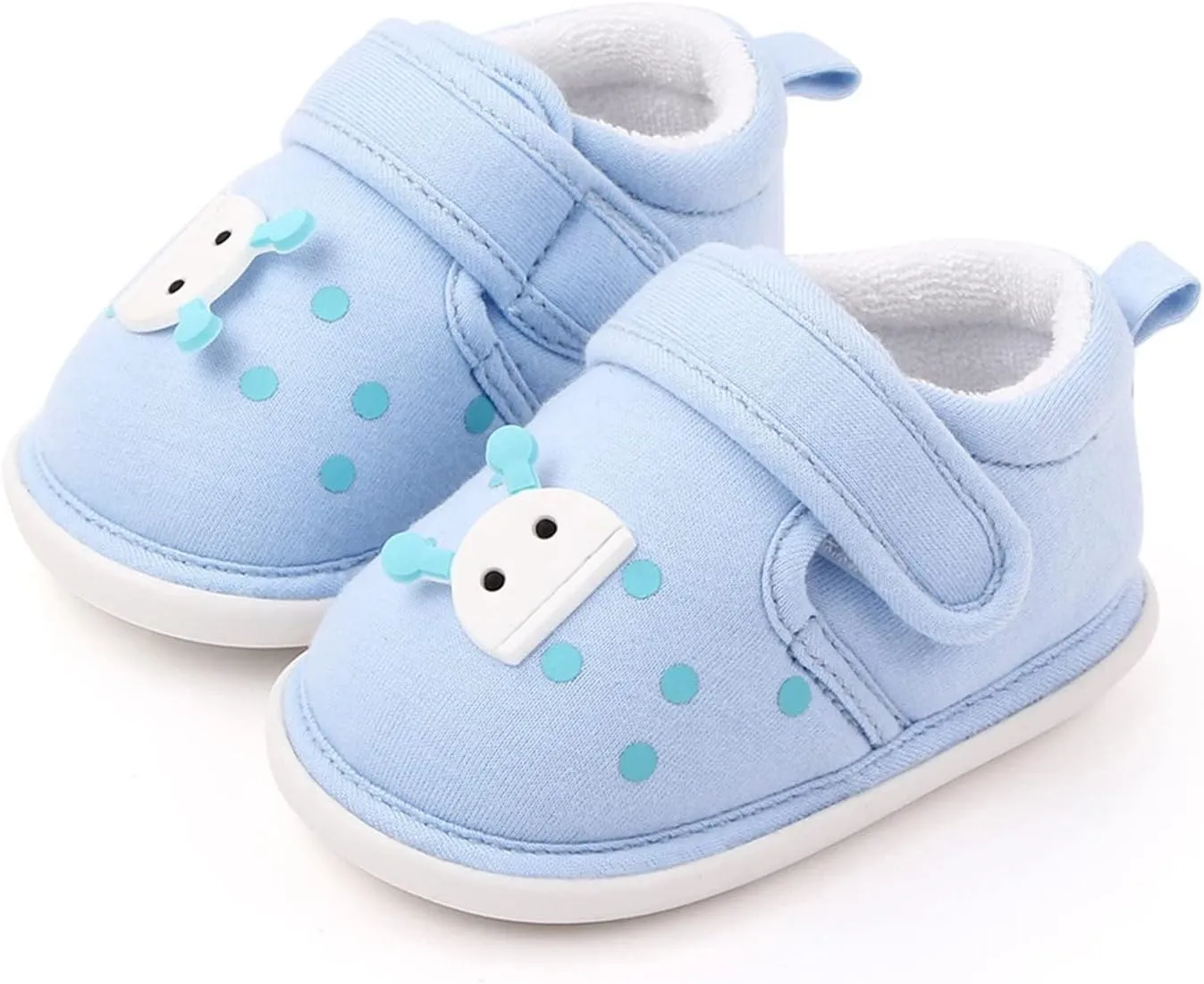 Toddler Cotton Sneaker artoon Pattern Soft Sole Baby Boys Girls First Walking Sport Shoes Spring Indoor Outdoor Shoes