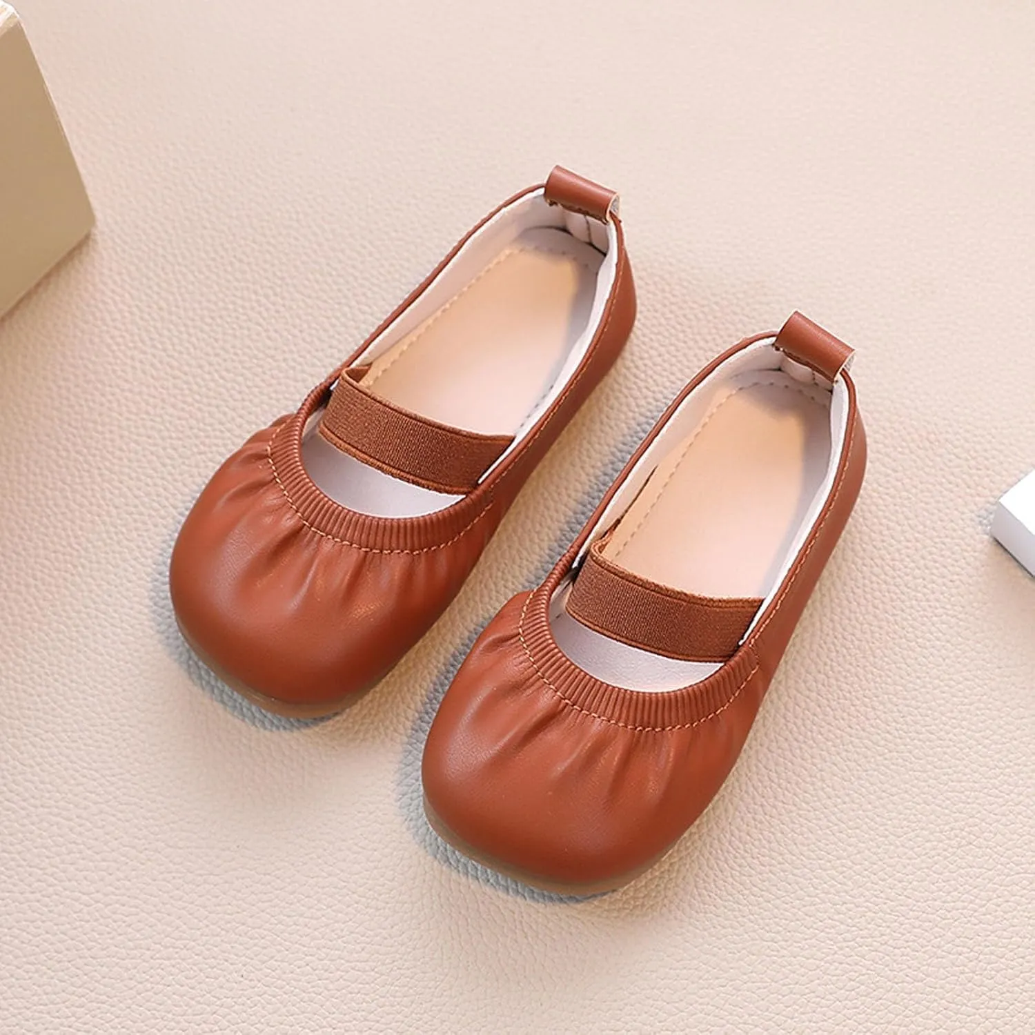 Toddler Flower Girl Dress Shoes Girl Ballet Party School Shoes Wedding Soft Soles with Soft Single Girls Fashion Shoes